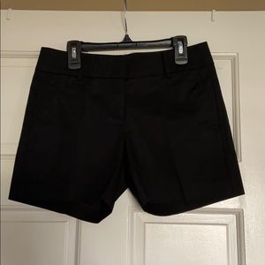NWOT black dressy cotton shorts